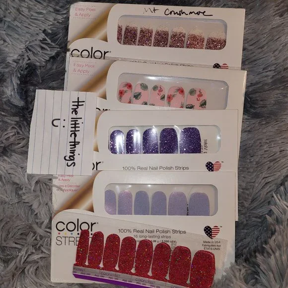 Color Street - Unicorn Galore Mt Crushmore Flocking Fabulous Turning Violet Is - Picture 1 of 2